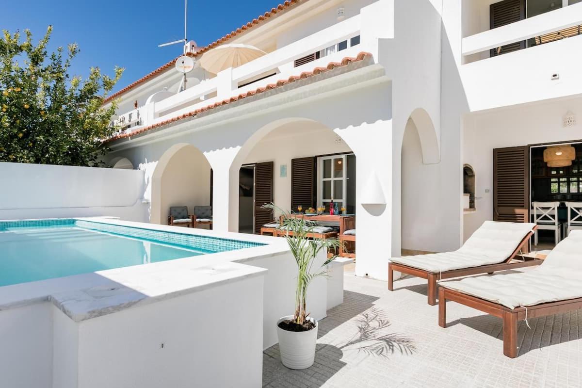 Beachfront Villa With Private Pool In Manta Rota Vila Nova de Cacela Exteriör bild